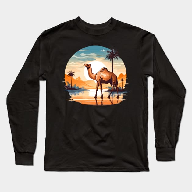 Camel Long Sleeve T-Shirt by zooleisurelife